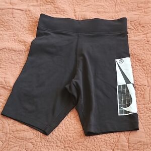 Nike Black Athletic Shorts with Subtle Logo